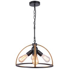 Светильник с металлическими плафонами коричневого цвета Lussole GRLSP-8576