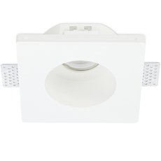 Точечный светильник с арматурой белого цвета, гипсовыми плафонами Donolux DL270R1W