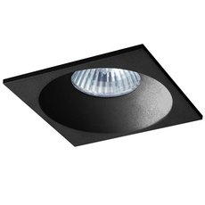 Точечный светильник с арматурой чёрного цвета, плафонами чёрного цвета Donolux DL18412/11WW-SQ Black