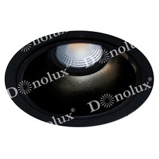Точечный светильник с арматурой чёрного цвета, металлическими плафонами Donolux DL20173R1B