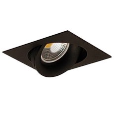 Точечный светильник с арматурой чёрного цвета, плафонами чёрного цвета Donolux DL18412/01TSQ Black