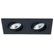 Точечный светильник с арматурой чёрного цвета Donolux DL1520SQ2B