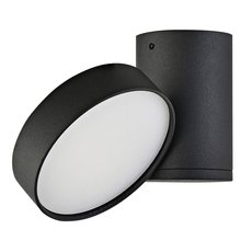Точечный светильник с арматурой чёрного цвета, металлическими плафонами Donolux DL18811/9W Black R