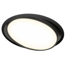 Точечный светильник с арматурой чёрного цвета Donolux DL18813/15W Black R
