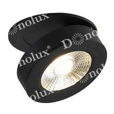 Точечный светильник с арматурой чёрного цвета, металлическими плафонами Donolux DL18961R12W1B