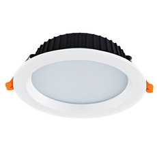 Точечный светильник с плафонами белого цвета Donolux DL18891/24W White R Dim