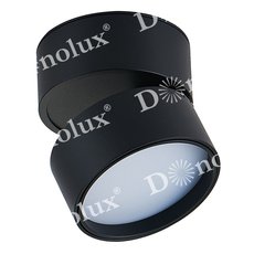 Точечный светильник с металлическими плафонами чёрного цвета Donolux DL18960R12W1B