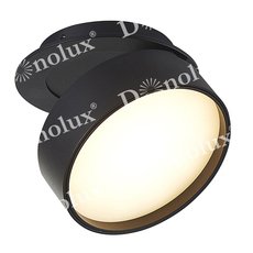 Точечный светильник с металлическими плафонами чёрного цвета Donolux DL18959R18W1B