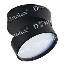 Точечный светильник с арматурой чёрного цвета, плафонами чёрного цвета Donolux DL18960R18W1B