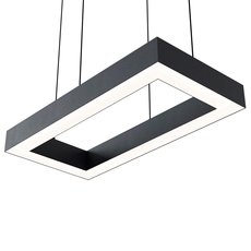 Светильник с металлическими плафонами чёрного цвета Donolux DL18516S092B77