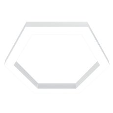 Светильник с металлическими плафонами белого цвета Donolux DL18516C031W69