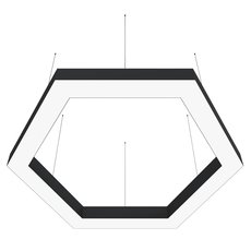 Светильник с металлическими плафонами чёрного цвета Donolux DL18516S032B69