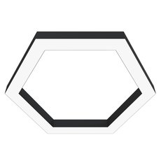 Светильник с металлическими плафонами чёрного цвета Donolux DL18516C031B114