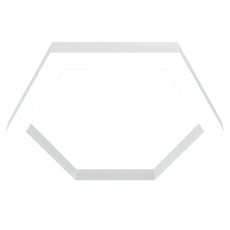 Светильник с металлическими плафонами белого цвета Donolux DL18516C032W114