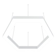 Светильник с металлическими плафонами белого цвета Donolux DL18516S031W114
