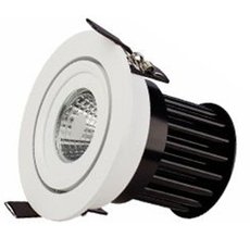 Точечный светильник с арматурой белого цвета, стеклянными плафонами Arlight 017463 (LTD-95WH 9W Warm White)