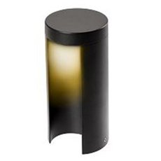 Светильник для уличного освещения с арматурой чёрного цвета, плафонами чёрного цвета Arlight 020335 (LGD-Path-Round120-H250B-12W Warm)