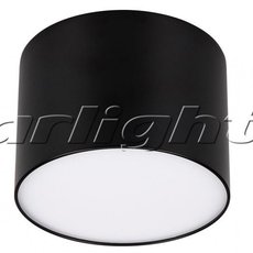 Точечный светильник с арматурой чёрного цвета Arlight 022901 (SP-RONDO-90B-8W Warm White)