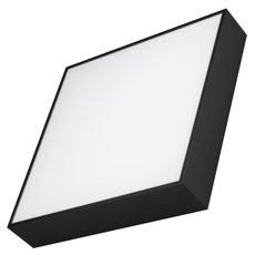Светильник с арматурой чёрного цвета, пластиковыми плафонами Arlight 034792 (SP-QUADRO-S350x350-30W Warm3000)