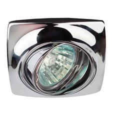 Точечный светильник с металлическими плафонами хрома цвета ЭРА KL63A CH