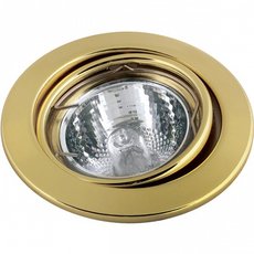 Точечный светильник с плафонами золотого цвета Escada 111005