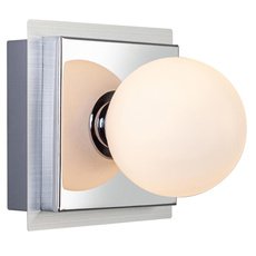 Светильник для ванной комнаты с арматурой хрома цвета, плафонами белого цвета Escada 10162/1A