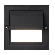 Светильник для уличного освещения с металлическими плафонами чёрного цвета Escada 30001W/02LED
