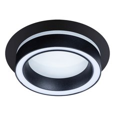 Точечный светильник с арматурой чёрного цвета, металлическими плафонами Arte Lamp A4513PL-1BK