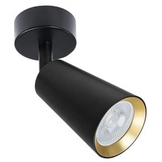Точечный светильник с арматурой чёрного цвета, металлическими плафонами Arte Lamp A2353PL-1BK