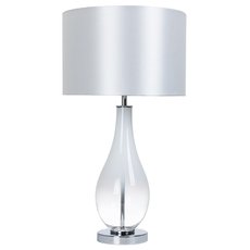 Настольная лампа с арматурой хрома цвета, плафонами белого цвета Arte Lamp A5043LT-1WH