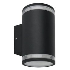 Светильник для уличного освещения с арматурой чёрного цвета, плафонами чёрного цвета Arte Lamp A1910AL-2BK