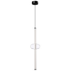 Светильник с арматурой чёрного цвета, стеклянными плафонами Arte Lamp A6838SP-12CL
