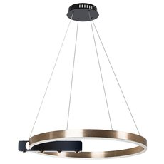 Светильник с арматурой коричневого цвета, металлическими плафонами Arte Lamp A2221SP-1BR