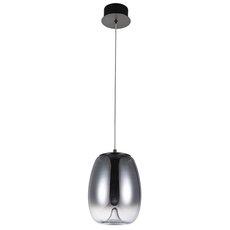 Светильник с арматурой чёрного цвета, стеклянными плафонами Divinare 5874/51 SP-8