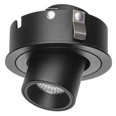 Точечный светильник с металлическими плафонами чёрного цвета Lightstar 217174