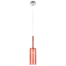 Светильник с арматурой хрома цвета, стеклянными плафонами Loft IT 10232/B Red