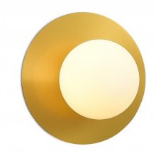 Бра с арматурой золотого цвета, стеклянными плафонами MyFar MR2001-1WC