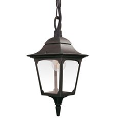 Светильник для уличного освещения с арматурой чёрного цвета, плафонами прозрачного цвета Elstead Lighting CP9-BLACK