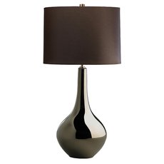 Настольная лампа с арматурой чёрного цвета, текстильными плафонами Elstead Lighting JOB-TL