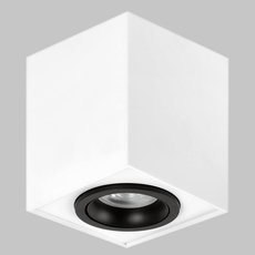 Точечный светильник с арматурой белого цвета, плафонами чёрного цвета IMEX IL.0005.2500-WBK
