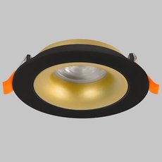 Точечный светильник с арматурой чёрного цвета, металлическими плафонами IMEX IL.0029.0009-BMG