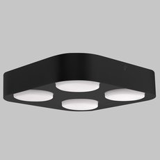 Точечный светильник с плафонами чёрного цвета IMEX IL.0005.2600-4-BK
