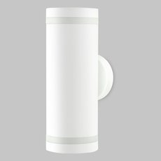 Светильник для уличного освещения с арматурой белого цвета, металлическими плафонами IMEX IL.0014.0018-2-WH