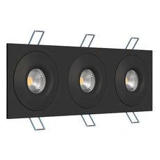Точечный светильник с металлическими плафонами LEDRON AO1501002 SQ3 Black