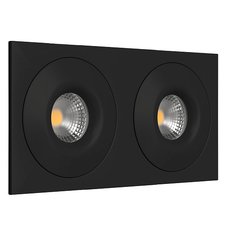 Точечный светильник с плафонами чёрного цвета LEDRON AO1501002 SQ2 Black