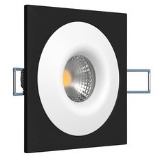 Точечный светильник с арматурой чёрного цвета LEDRON AO1501001 SQ Black-White