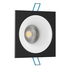 Точечный светильник с арматурой чёрного цвета LEDRON AO1501091 SQ Black-White