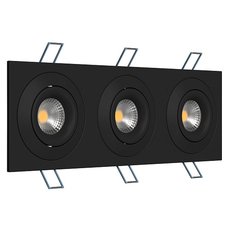 Точечный светильник с плафонами чёрного цвета LEDRON AO1501006 SQ3 Black