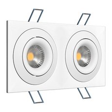 Точечный светильник с металлическими плафонами LEDRON AO1501005 SQ2 White