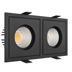 Светодиодный точечный светильник LEDRON BRUTAL SQ2 Black TRIAC